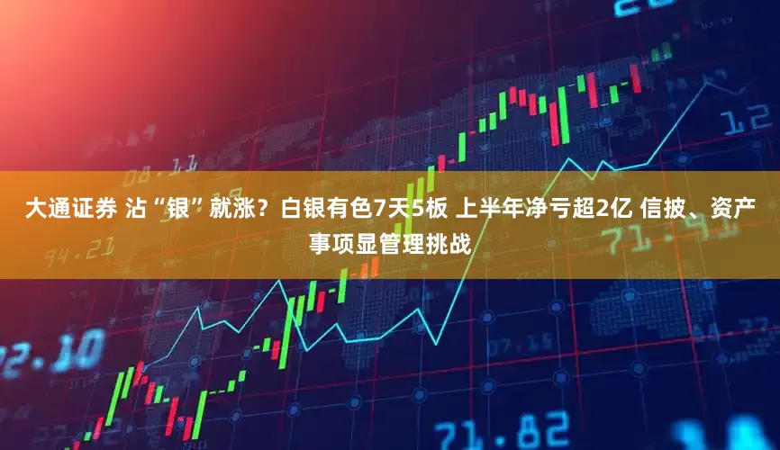 大通证券 沾“银”就涨？白银有色7天5板 上半年净亏超2亿 信披、资产事项显管理挑战